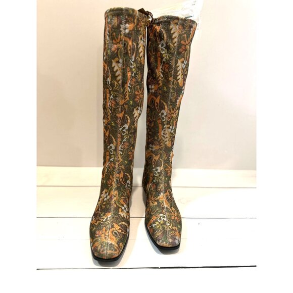 CHELSEA & VIOLET WOMENS ZAYLA FLORAL BOOTS - SIZE 8M- NWOB - Picture 4 of 10
